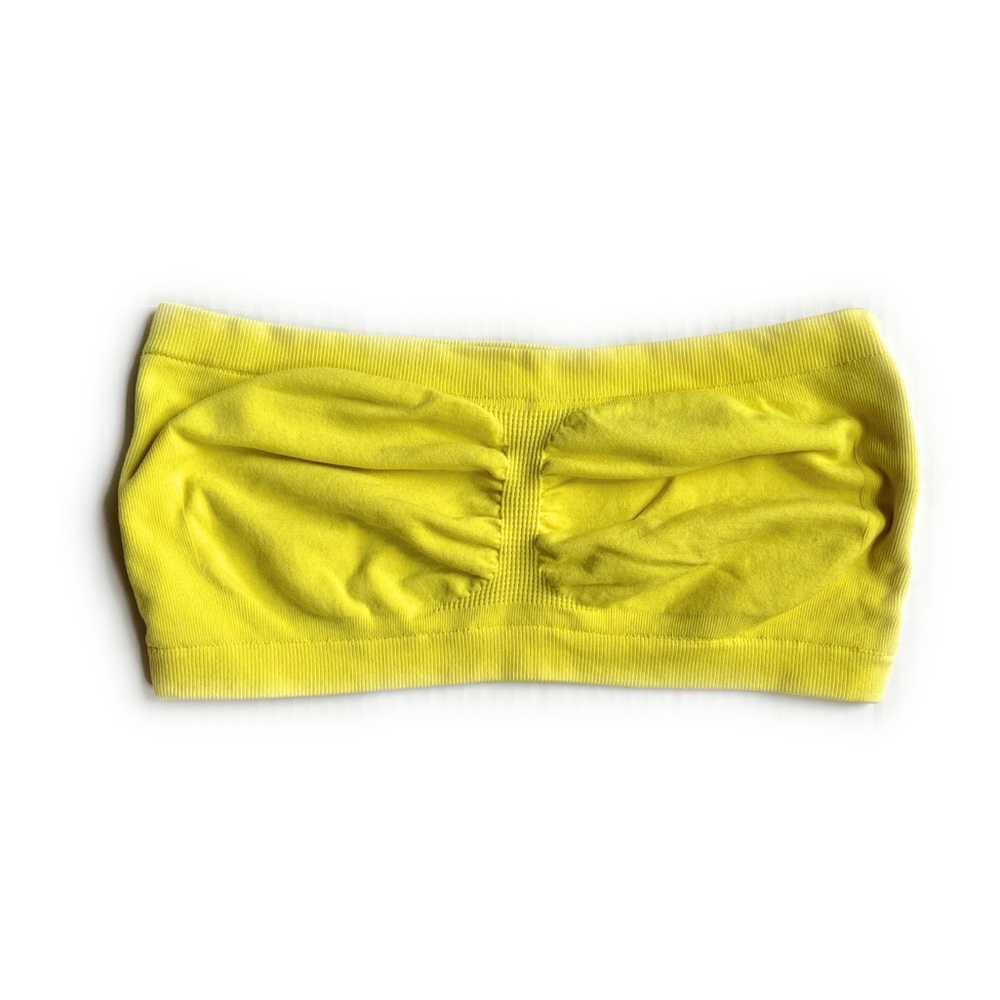 Yellow Bandeau Top NWOT